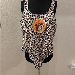 Buc-ee’s Leopard Print Women’s One Piece